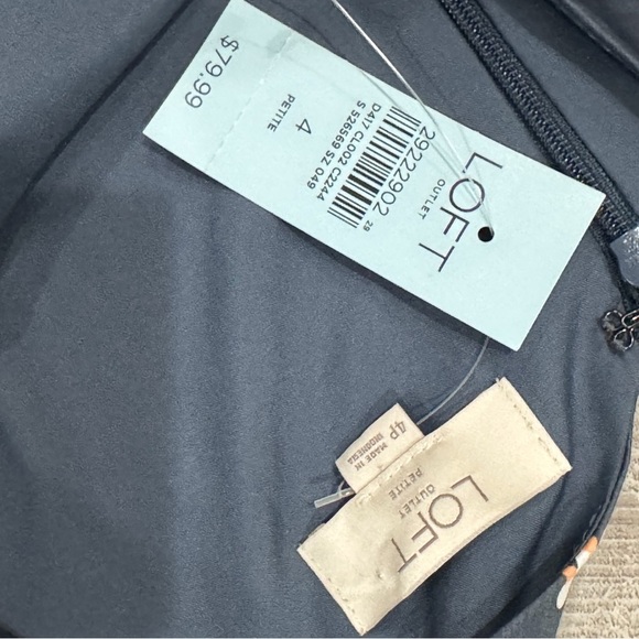 NWT Ann Taylor Loft outlet floral a- line dress ❤️ - Picture 5 of 8